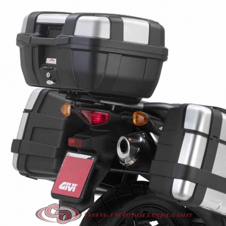 Kit Anclajes Givi SR3101 para BAUL sistema monokey SUZUKI DL V-STROM 650 2012-
