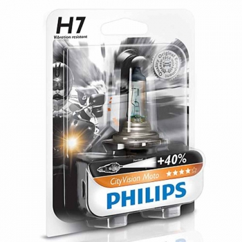 Lampara H7 12v 55w City Vision Moto de luz de Philips ENVIO 24 horas