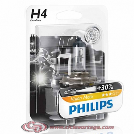Lámpara HS1 12v 35/35w Vision Moto +30% de luz de Philips