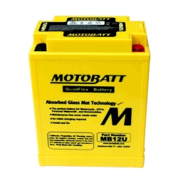 Bateria de Gel MB12U equivalente a YB12A-A de Motobatt