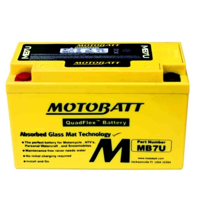 Bateria de Gel MB7U equivalente a YT7B-4 de Motobatt