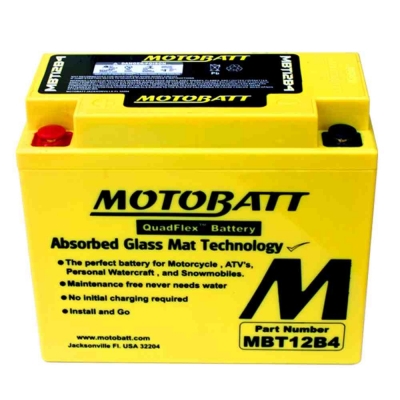 Bateria de Gel MBT12B4 equivalente a YT12B-BS de Motobatt