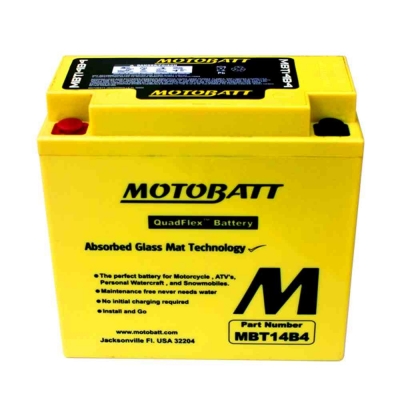 Bateria de Gel MBT14B4 equivalente a YT14B-4 de Motobatt