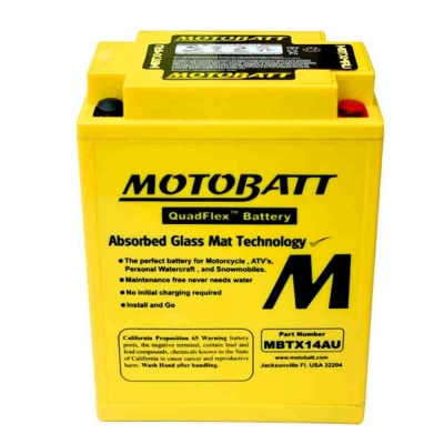 Bateria de Gel MBTX14AU equivalente a YTX14AH de Motobatt