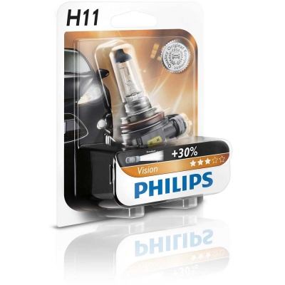 Lámpara H7 12v 55w Vision Moto +30% de luz de Philips