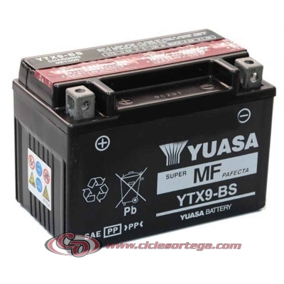 Bateria YUASA YTX9-BS﻿ Original Yamaha