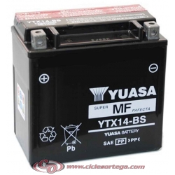 Bateria YUASA YTX14-BS﻿ ACTIVADA Original Yamaha﻿ ENVIO 24 HORAS