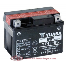 Bateria YUASA YT4L-BS ACTIVADA (compatible con YTX4L-BS) Original Yamaha﻿ ENVIO 24 HORAS