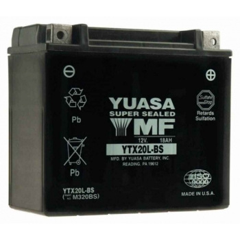 Bateria YUASA YTX20L-BS﻿ ACTIVADA Original Yamaha ENVIO 24 HORAS