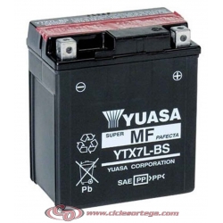 Bateria YUASA YTX7L-BS ACTIVADA ﻿ ENVIO 24 HORAS 