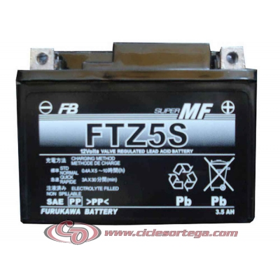 Bateria FB FURUKAWA FTZ5-S﻿ (compatible con YTZ5-S) 