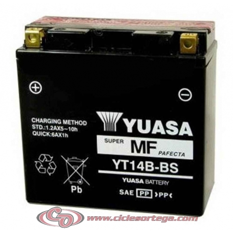 Bateria YUASA YT14B-BS﻿ 