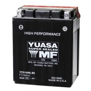 Bateria YUASA YTX14AHL-BS﻿ ACTIVADA