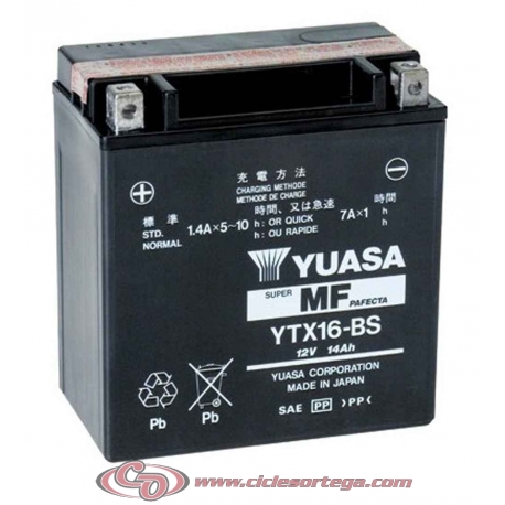 Bateria YUASA YTX16-BS