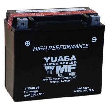 Bateria YUASA YTX20H-BS﻿ ACTIVADA