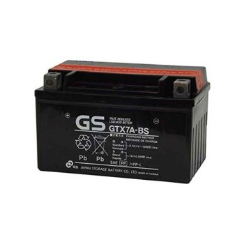 Bateria GS GTX7A-BS Original Yamaha equivalente a YTX7A-BS ACTIVADA