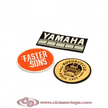 Parches de Faster Sons - juego de 3 N20-PA010-B7-00 original YAMAHA