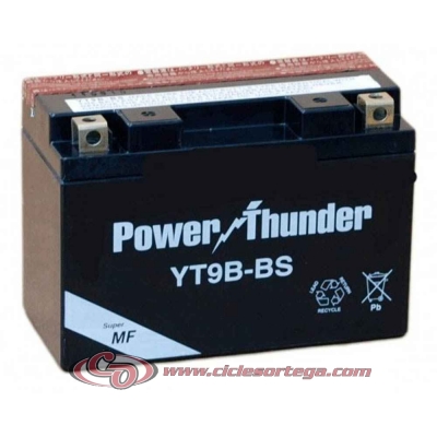 Bateria POWER THUNDER YT9B-BS﻿ 