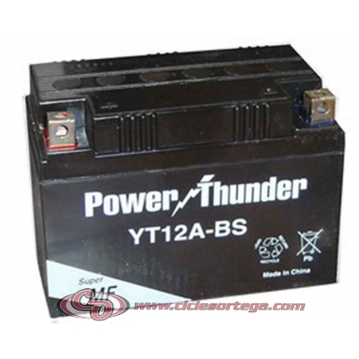 Bateria POWER THUNDER YT12A-BS﻿ 