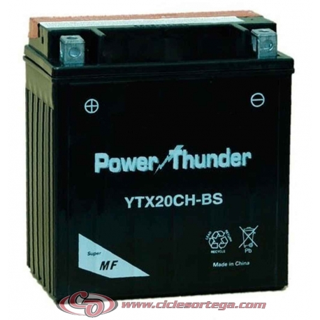 Bateria POWER THUNDER YTX20CH-BS﻿ 
