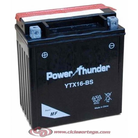 Bateria POWER THUNDER YTX16-BS