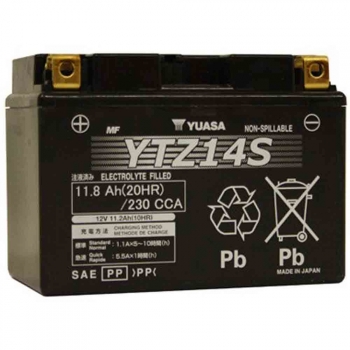 Bateria YUASA YTZ14S﻿ (compatible con YTZ12S) Original Yamaha﻿ ENVIO 24 HORAS